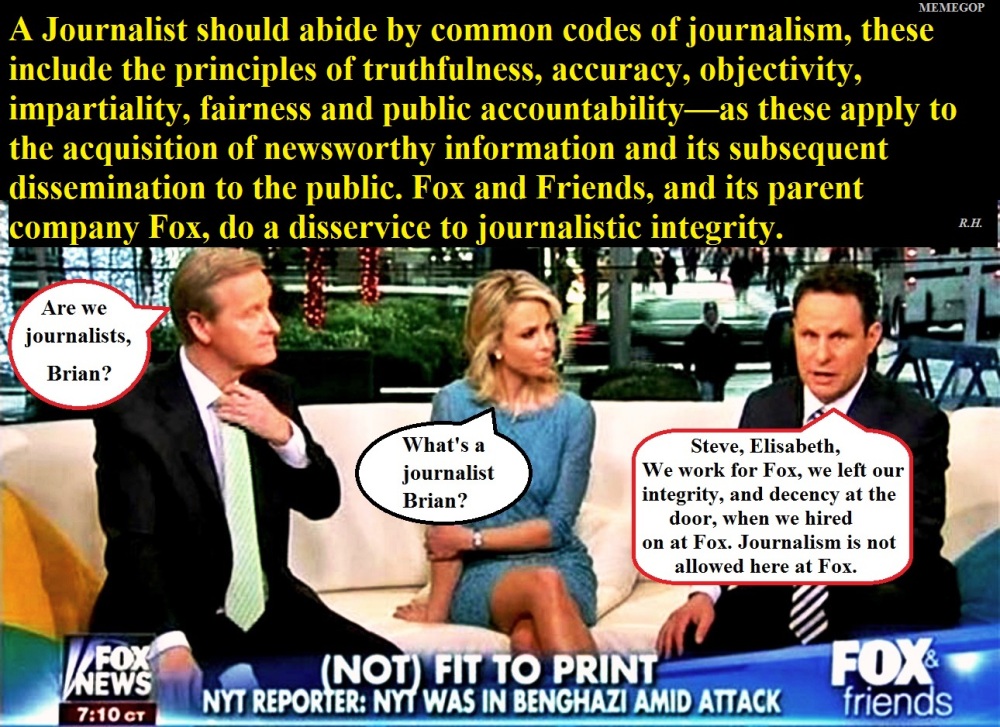 Journalism and Fox do not mix well. So many viewers, so much misinformation!
